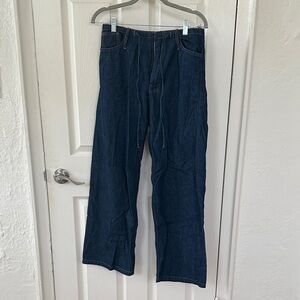 Zara Women's Tie Waist Jeans